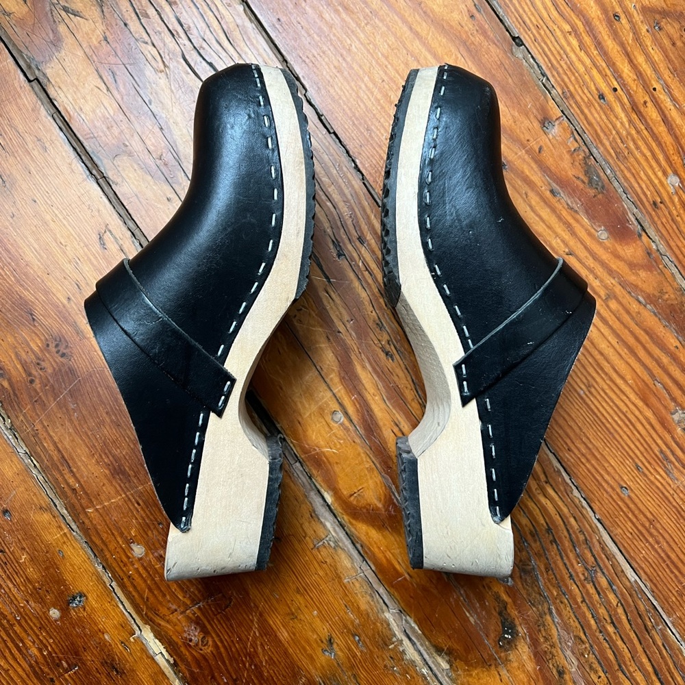 Hasbeens Swedish Husband Slip On Clogs, size 37